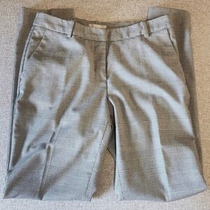 H&M Grey Plaid Career Slacks